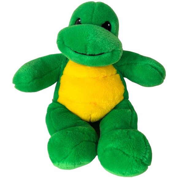Build A Bear Turtle With Shell Backpack Not Attached Green Yellow Stuffed Animal - Picture 3 of 8